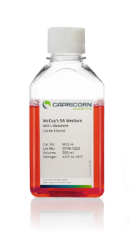 КУЛЬТУРАЛЬНАЯ СРЕДА MCCOY’S 5A, С L-ГЛУТАМИНОМ, 500 МЛ, CAPRICORN SCIENTIFIC, MCC-A