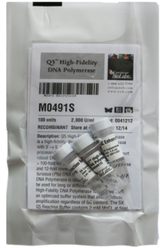 ФЕРМЕНТ-ПОЛИМЕРАЗА Q5® HF ДНК-ПОЛИМЕРАЗА (2 000 Е.А./МЛ, 100 Е.А.), АРТ. M0491 S, NEW ENGLAND BIOLABS