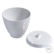 ТИГЕЛЬ,18 ММ, НИЗКИЙ, С КРЫШКОЙ, ФАРФОР, ISOLAB, АРТ. 038.04.001