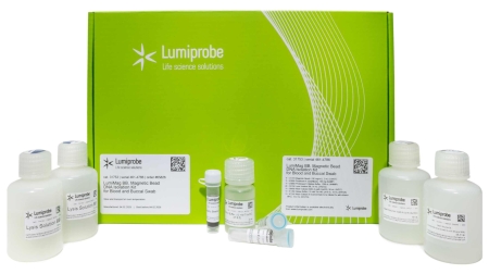 31753, LUMIMAG® BB, НАБОР ДЛЯ ВЫДЕЛЕНИЯ ДНК НА НА МАГНИТНЫХ ЧАСТИЦАХ ИЗ ЦЕЛЬНОЙ КРОВИ И БУККАЛЬНОГО ЭПИТЕЛИЯ, 100 MINIPREPS