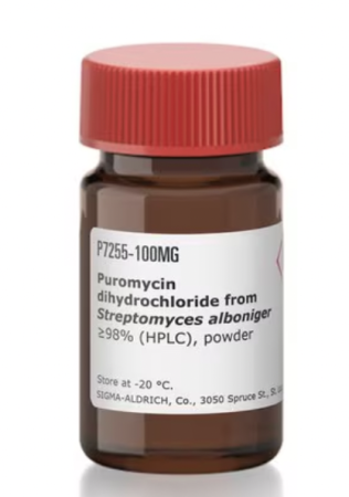 ПУРОМИЦИН ДИГИДРОХЛОРИД, ФИЛЬТРОВАННЫЙ (10 МГ/МЛ, 10 МЛ), АРТ. P9620-10ML, SIGMA ALDRICH