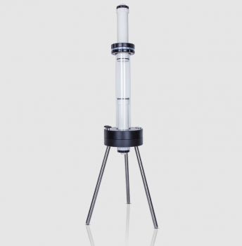 КОЛОНКА СТЕКЛЯННАЯ ECO, AB-VERSION, TYPE 2 LONG PISTONS (MULTIVARIO), 80 MM ID, 0-120 MM BED LENGTH, 0-560 ML VOLUME, 5 BAR PRESSURE LIMIT, 10 UM FRIT POROSITY ECO80/120M0E YMC