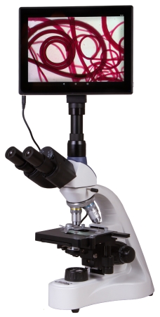 МИКРОСКОП ЦИФРОВОЙ LEVENHUK MED D10T LCD, ТРИНОКУЛЯРНЫЙ