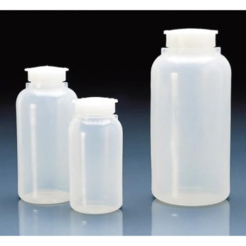 БУТЫЛКИ HDPE, 500 МЛ, ВИНТОВЫЕ, СВЕТЛ, С КРЫШКАМИ, ШИРОКОЕ ГОРЛО, НЕСТЕРИЛ, 100/УП, PK00292 PEKYBIO