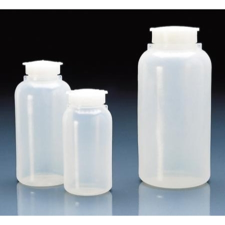 БУТЫЛКИ HDPE, 250 МЛ, ВИНТОВЫЕ, СВЕТЛ, С КРЫШКАМИ, ШИРОКОЕ ГОРЛО, НЕСТЕРИЛ, 200/УП, PK00291 PEKYBIO