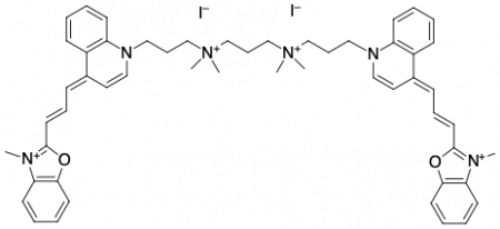 YODI-3, КРАСНЫЙ ФЛУОРЕСЦЕНТНЫЙ КРАСИТЕЛЬ ДЛЯ НУКЛЕИНОВЫХ КИСЛОТ, 50 UL, 5 MM/DMSO, 2933-50UL