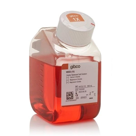 РАСТВОР ХЭНКСА (HBSS), БЕЗ КАЛЬЦИЯ И МАГНИЯ, 500 МЛ, АРТ. 14170088, THERMO FISHER SCIENTIFIC