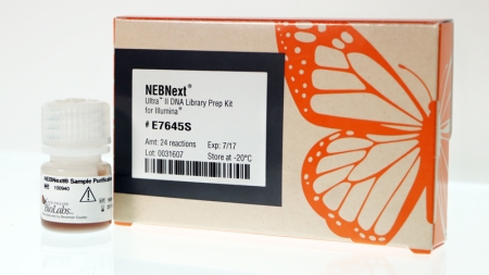 НАБОР ДЛЯ ПОДГОТОВКИ ГЕНОМНЫХ БИБЛИОТЕК NEBNEXT® ULTRA II ДЛЯ СЕКВЕНИР. НА ПЛАТФОРМЕ ILLUMINA®, АРТ. E7645 L, NEW ENGLAND BIOLABS