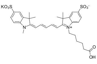 SULFO-CYANINE5 КАРБОНОВАЯ КИСЛОТА, 25 MG, 43390