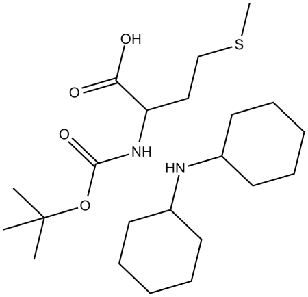 N-БУТИЛОКСИКАРБОНИЛ-МЕТИОНИН ДЦГА (50Г) / BOC-L-METHIONINE DCHA