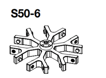 БАКЕТНЫЙ РОТОР ДЛЯ FLETA 40P, АРТ. S50-6, HANIL