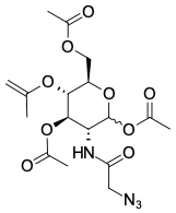 AC4GLCNAZ (ТЕТРААЦИЛИРОВАННЫЙ N-АЗИДОАЦЕТИЛГЛЮКОЗАМИН), 100 MG, 3662-100MG