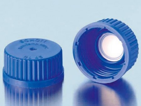 КРЫШКА DURAN GROUP GL45, ВИНТОВАЯ, С УПЛОТНИТЕЛЕМ, СИНЯЯ, PP, ISOLAB, АРТ. 292392809