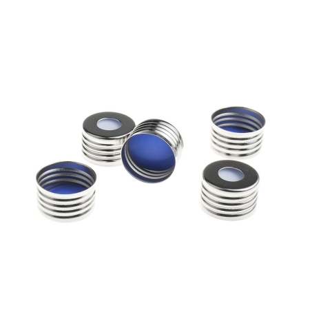КРЫШКИ ВИНТ МЕТАЛ С МАГНЕТИК S18MM PTFE/WHITE SILICONE SEPTA 1.5MM 100PCS/PK, C0000208 ALWSCI